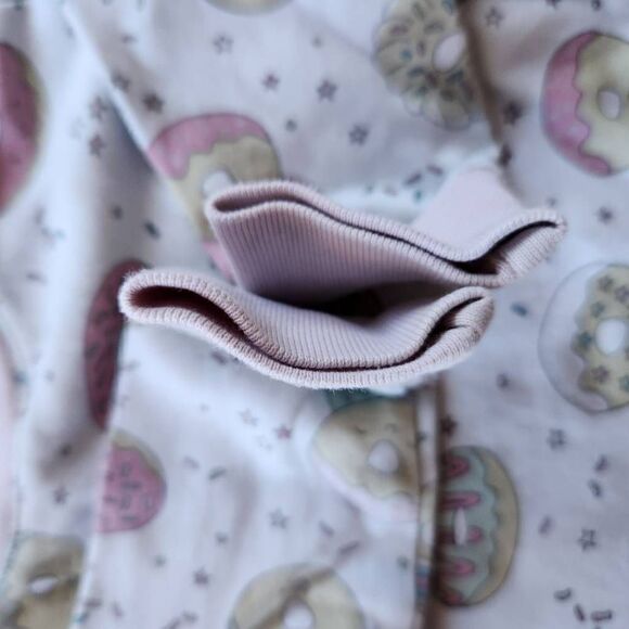 Noomie 2t 100% pima cotton Peru happy donut pajama set 2 piece hand printed - Picture 7 of 9